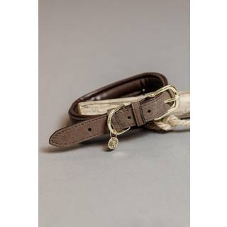 Kentucky Dog Collar Velvet Leather - M/L 58 cm