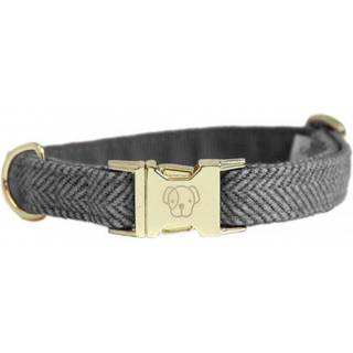 Kentucky Dog Collar Wool - Grå - S 28-40 cm