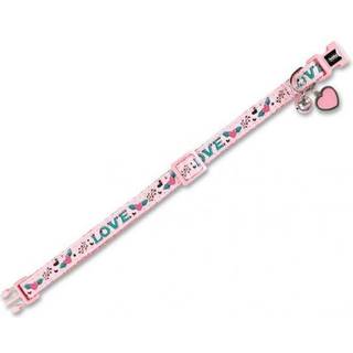 Kattehalsbånd Love - Pink - 20x6x2 cm