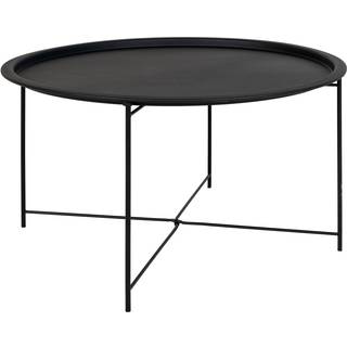 Bastia Sofabord, Sort Ø75 cm.
