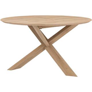 Ethnicraft Circle spisebord Eg lak Ø136 cm