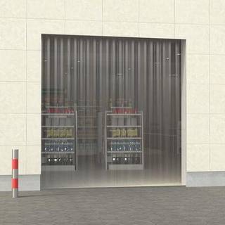 Strimmelgardinrulle 2 Mm X 200 Mm 25 M Pvc - Transparent / 200 x 1.6 mm (25 m)