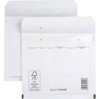 Other Boblekonvolut Mail Lite CD 180x165 mm hvid, 100 stk. 5051146000039