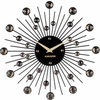Karlsson Sunburst Crystal Vægur KA4860BK - Unisex - 30 cm - Quartz