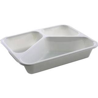 Bakke 3 rums hovedret, 22,7x17,8x4,3cm, hvid, CPET, standard, C 2227-3F