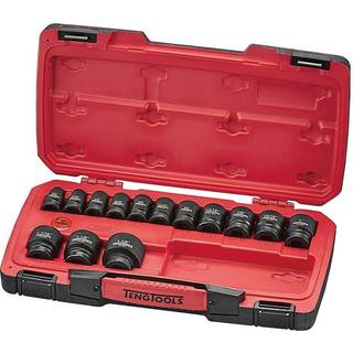 Teng Tools Slagtopsæt med 18 dele med 1/2\" firkantet drivenhed T9218AF
