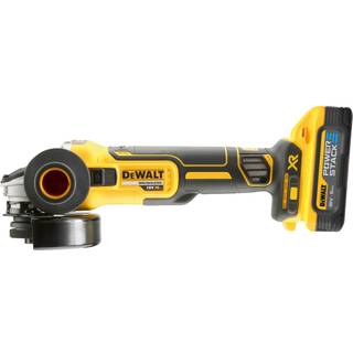 DEWALT DCG405H2T-QW Vinkelsliber Li-Ion, brushless, Ø125 mm + Kuffert +2x batterier Li-Ion, 18V, 5Ah + oplader