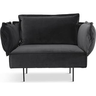 HANDVÄRK Furniture The Modular Sofa Velvet - Love Seat Dark Grey
