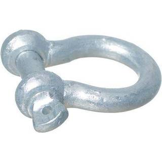 Lyresjækkel 1852-Marine, Ø12 mm, 25 mm, galvaniseret stål, med gevind vingeskrue