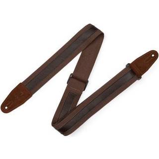 Levy's Cotton Combo Guitarrem i tekstil Brown & Dark Brown