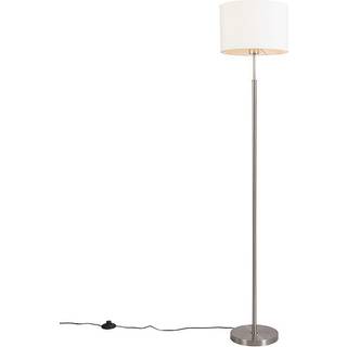 Moderne gulvlampe hvid rund - VT 1