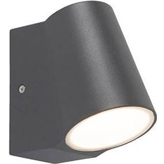Moderne udendørslampe antracit inkl. LED med skumringsføler - Uma