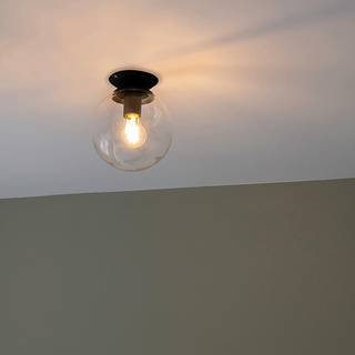 Art Deco loftslampe sort - Pallon