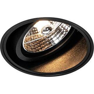 Moderne indbygningsspotlight sort trimless - Impact 70