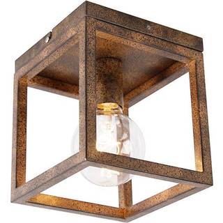 Industriel loftslampe rustbrun - Cage