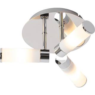 Moderne badeværelsesloftslampe krom 3-lys IP44 - Bath