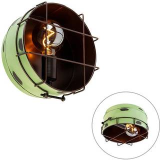 Industriel væglampe grøn 25 cm - Barril