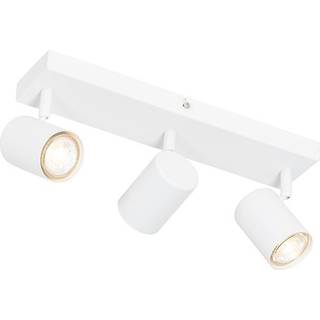 Moderne loftslampe hvid 3-lys justerbar rektangulær - Jeana
