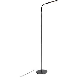 Design gulvlampe sort inkl. LED med touch lysdæmper - Palka