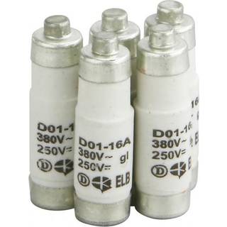 Sikring D01 16 A 5 stk.