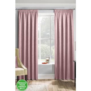Enhanced Living Enhanced Living Pink Matrix Ready Made Blackout Pencil Pleat Curtains
