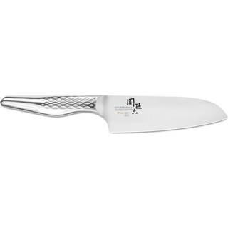KAI Seki Magoroku Shoso Santoku 14,5 cm - Klinge & Griff Edelstahl - Silber