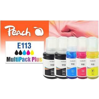 Peach 321323 blækpatron 5 stk Kompatibel Standard udbytte Sort, Blå, Magenta, Gul