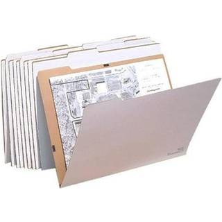 Lodret flad mappe (s?t af 10) St?rrelse: 19 """" H x 26 """" W x 0,25 """" D