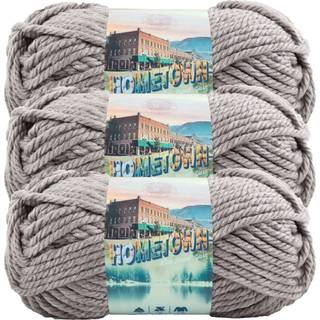 Lion Brand Hometown 135-149K Dallas Grey Indhold: Uni color, mix, neon & twist: 100% akryl Tweed: 94% akryl, 6% viskose Vægt/længde: Uni color, mix, neon & twist: 142 g = ca. 74 meter Tweed: 113 g = ca. 59 meter Anbefalede pinde: 9.00 mm Strikkefasthed: 10 x 10 cm = 9 m x 12 p Vask: Maskinvask 40°C.