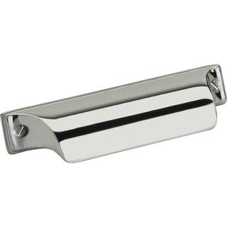 Amerock | Kitchen Cabinet Cup Pull | Poleret nikkel | 2-1/2 in (64 mm) center-til-centre | Jolene | 1 pakke | Møbler hardware | Skabshåndtag | Ba