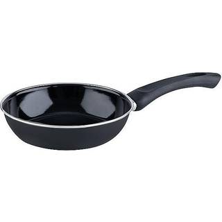 Riess Classic Gourmetpfanne 20 cm - Emaille mit Kunststoffgriff - Schwarz