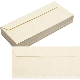 B?redygtige hilsener 50 Pack 10 pergamentforretningskonvolutter med selvkl?bende strimmel til postbrevinvitationer (4 1/8 x 9 1/2 in)