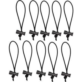 Foto & Tech Multipurpose Ekstra tyk elastisk kabelbind og arrang?r Justerbar kabelrem Toggle Tie Genanvendelig Tangle Tamer Kabelstyring til ledn