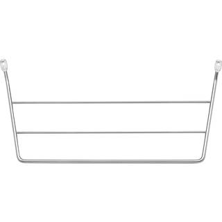 Rev-A-Shelf under vasken håndklædeholder, krom dørmonteret opbevaringshylde til skabe - rummer 3 foldede klude