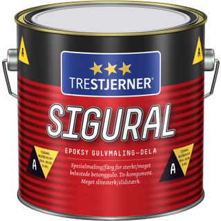 Trestjerner Sigural Epoxygulvmaling - Skygrå