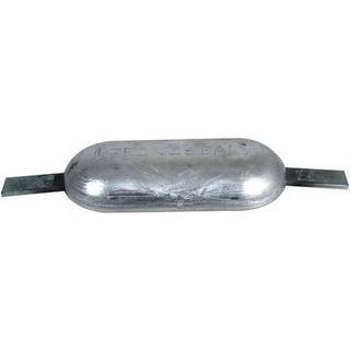 Aluminiumsanode Tecnoseal, 1 kg, til ror/skrog/trimplan, svejses fast