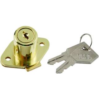 Først se sikkerhed 1356 kabinet & skuffe lås poleret messing finish 1 tælling (pakke med 1)