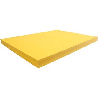 Karton, ark 50x70 cm, 270 g, solgul, 100 ark/ 1 pk.