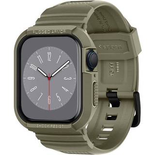 Spigen Apple Watch 45mm Series 9 Case Rugged Armor Pro Vintage Khaki