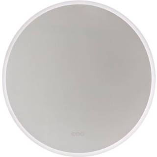 Loevschall spejl johannesburg ø100cm multiwhite og lyseffekt på væg