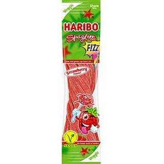 Haribo Spaghetti Jordbær Sur 200 g.