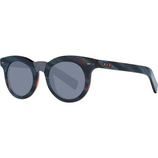 Ermenegildo Zegna ZC0010 64A 47 Solbriller Mænd Black - Striped Black - 47mm