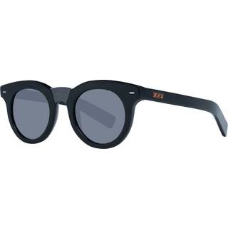 Ermenegildo Zegna ZC0010 01A 47 Solbriller Mænd Black - Black - 47mm