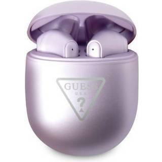Guess GUTWST82TRU Triangle Logo TWS Høretelefoner - Lilla