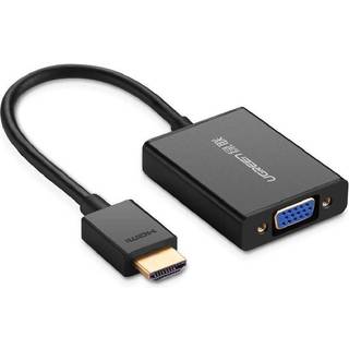 Ugreen Adapter Kabel HDMI han til VGA hun - Sort