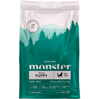 Monster Dog Grain Free Puppy All Breed Lamb & Duck - 17 kg