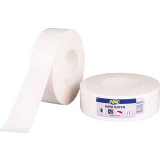 Gaffa 6000 tape hvid, 25mm x 50m