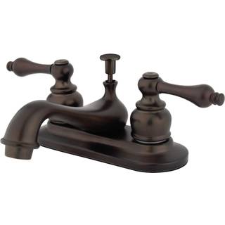 Kingston Brass Gkb605al 4 in. Centerset badev?relse vandhane olie gnidet bronze