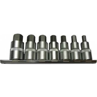 BATO Stifttopsæt 1/2" 6kt. 5/16-3/4". TOMMER 7 dele. (1167)