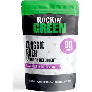 Rockin 'Green Vaskeri Detergent Plant Baseret All Natural Vaskeri Detergent Pulver Vegansk og bionedbrydelig lugt Fighter Safe for Sensitive Skin